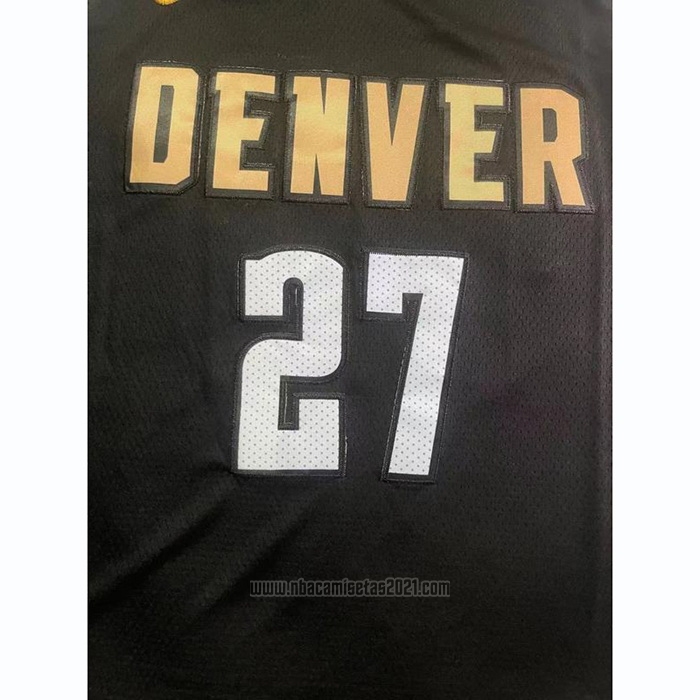 Camiseta Denver Nuggets Jamal Murray #27 Ciudad 2023 NBA Finals Negro